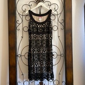 Gorgeous Yoana Baraschi Black/Nude Dress. Size 8